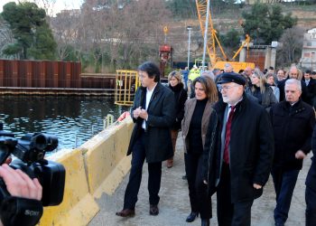 El Ministeri culmina les obres de descontaminació del pantà de Flix dues dècades després