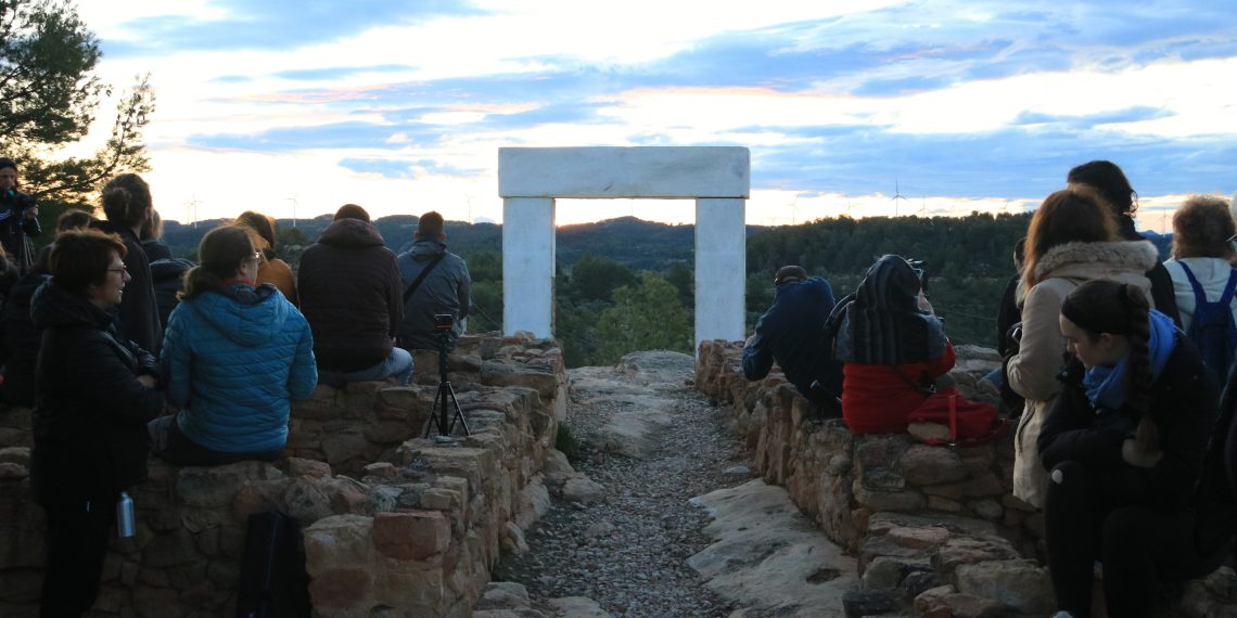 El jaciment protohistòric de la Gessera, a Caseres, recobra el seu passat sagrat coincidint amb l’equinocci de primavera