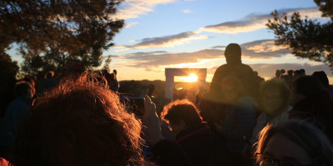 El jaciment protohistòric de la Gessera, a Caseres, recobra el seu passat sagrat coincidint amb l’equinocci de primavera