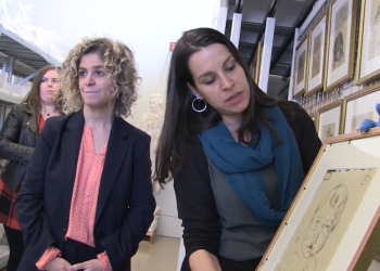 El Museu de Tortosa descobreix dibuixos de Gimeno al revers de sis dels seus quadres