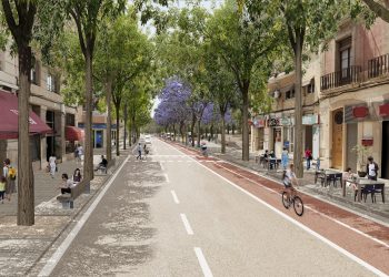 Així serà la nova avinguda de la Generalitat: amb arbres, dos carrils i un carril bici