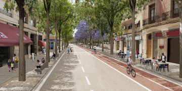 Així serà la nova avinguda de la Generalitat: amb arbres, dos carrils i un carril bici