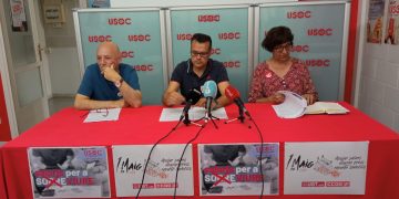La UGT, CCOO i USOC de l’Ebre reivindicaran l’1 de Maig augments salarials i més capacitat ‘de conflicte’