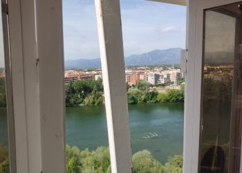 Així es pot contemplar la ciutat de Tortosa des de la ‘nòria’ gegant d’Expoebre 2023