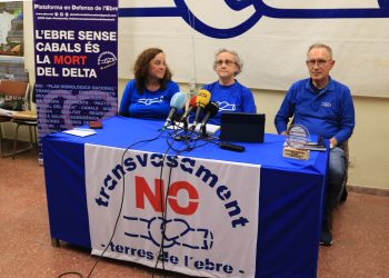 La PDE denuncia el pla de conca de l’Ebre al Suprem per portar-lo després a Europa