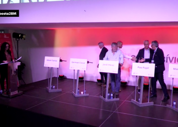 El moment més tens del debat d’Amposta: la ‘cobra’ de Manel Ferré a Pau Pujol