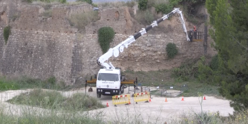 Recurs de la plataforma per aturar les obres del pàrquing provisional de l’HTVC