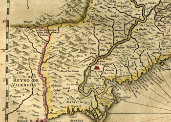 Què eren Dumpredo o Vil de Cona en un famós mapa holandès del segle XVII?