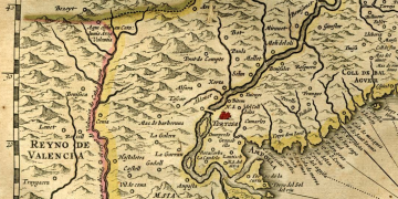 Què eren Dumpredo o Vil de Cona en un famós mapa holandès del segle XVII?