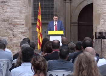 El missatge de Lluís Salvadó als partits ebrencs en la conferència de la Diada