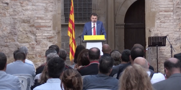 El missatge de Lluís Salvadó als partits ebrencs en la conferència de la Diada