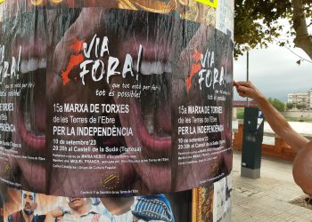 ’15 anys de Marxa de Torxes per la Independència, VIA FORA!’, per Guillem Argelich