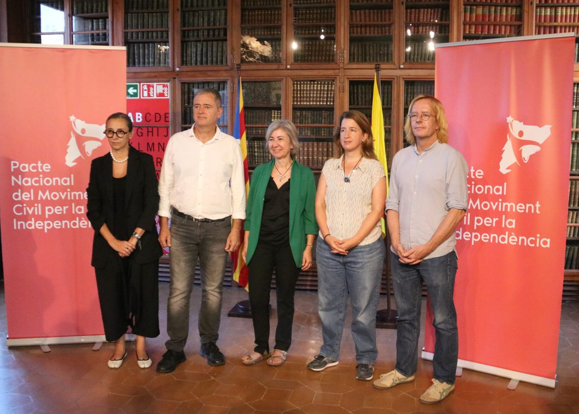 Gaseni, entre els impulsors del Pacte Nacional pel Moviment Civil per la Independència