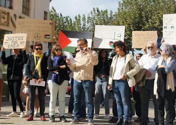 Així va ser la concentració de Tortosa per demanar el final dels atacs contra Gaza