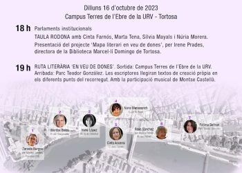 El Dia de les Escriptores arriba a les Terres de l’Ebre, amb una taula rodona i una ruta
