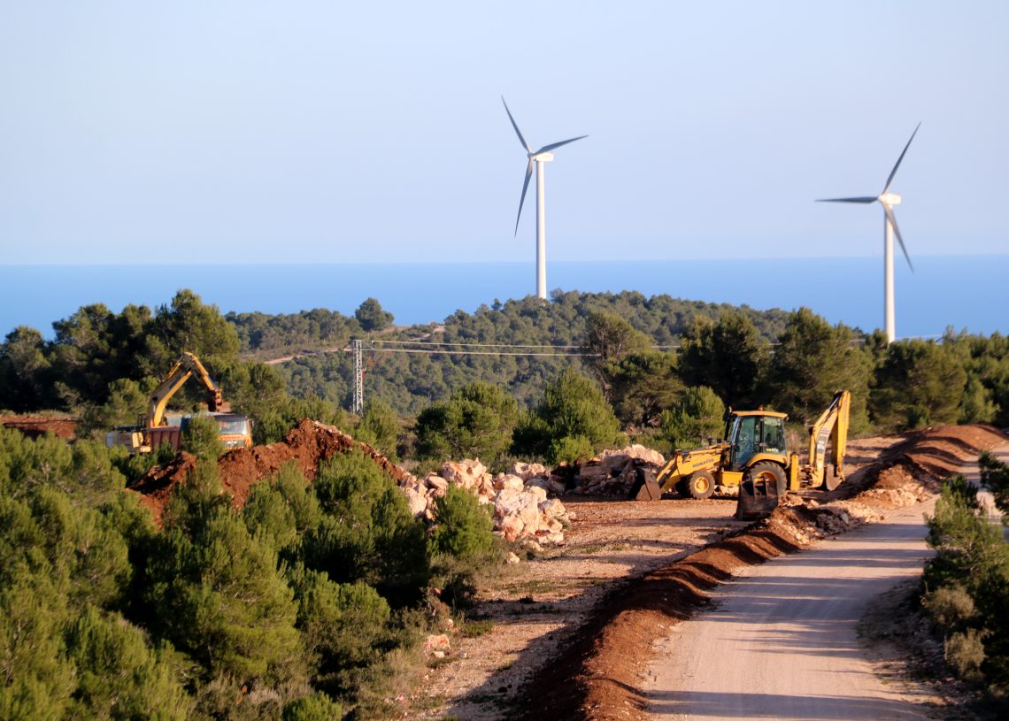 El parc eòlic Ampliació de Colladetes del Perelló rep la declaració d’utilitat pública i l’autorització de construcció