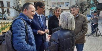 Illa (PSC) afirma que Catalunya no pot estar bloquejada pel mateix govern i avisa Aragonès des de Gandesa