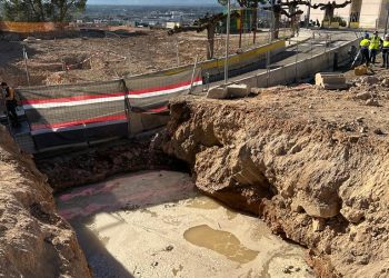 Reparada la canonada principal de Tortosa, trencada per les obres d’ampliació de l’HTVC