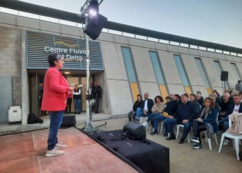 Junqueras referma el compromís d’Esquerra amb l’Ebre i el Delta, durant un acte de precampanya a Deltebre