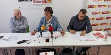 La UGT, CCOO i la USOC criden a manifestar-se a Tortosa en defensa de millors salaris