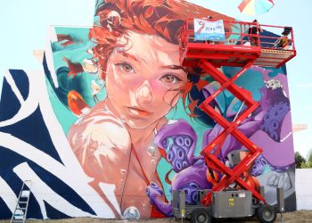Així són els primers murals i graffitis del festival Efímurs de l’Ametlla de Mar