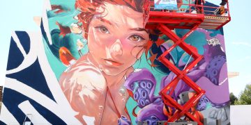 Així són els primers murals i graffitis del festival Efímurs de l’Ametlla de Mar
