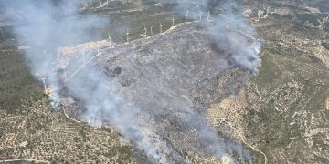 Detenen un home de 43 anys per la crema que va originar l’incendi del coll de l’Alba