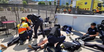 Era un simulacre: així ha sigut l’atac amb 24 víctimes que s’ha recreat a Tortosa