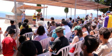 Primer homenatge als Biberons sense cap supervivent present a la cota 705 de Pàndols, pels 86 anys de la Batalla de l’Ebre