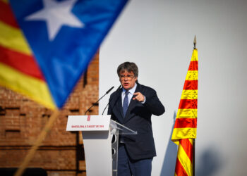 Puigdemont, en la seva reaparició a Catalunya: ‘He vingut per recordar-los que encara som aquí’