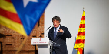 Puigdemont, en la seva reaparició a Catalunya: ‘He vingut per recordar-los que encara som aquí’