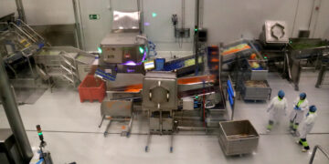 S’enfonsa un fals sostre de la planta de Florette, a causa d’una fuita d’aigua