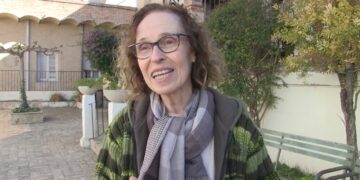 L’Arxiconfraria designa Cinta Jardí per portar l’estendard a la processó de la Cinta, amb Maria Jesús Gozalvo i Domingo Tomàs