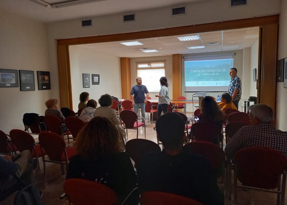 La Terra Alta inicia un procés participatiu per redactar la Carta del Paisatge