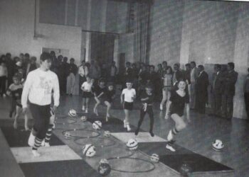 ‘Josep Maria Simó i el nou gimnàs a l’antiga fàbrica de DAPSA’, per Gabriel Perles