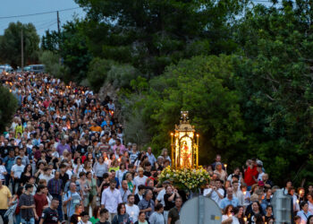 Devoció i sentiment a Alcanar amb la baixada de la Mare de Déu del Remei per les festes Quinquennals