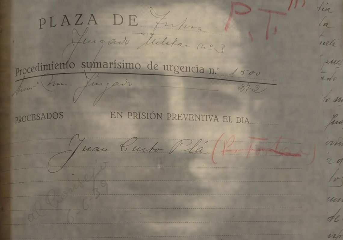 Joan Curto Pla, marit de Marina Daufí, és l’altre director d’El Pueblo afusellat fa 85 anys