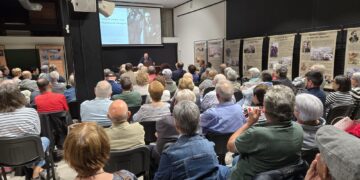 Sebastià Campos Terré i Magdalena de Santiaguet es retroben a Flix 85 anys després