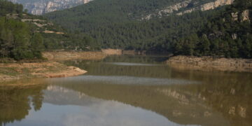 El temporal dona un respir al pantà d’Ulldecona, que ja supera el 50% de capacitat