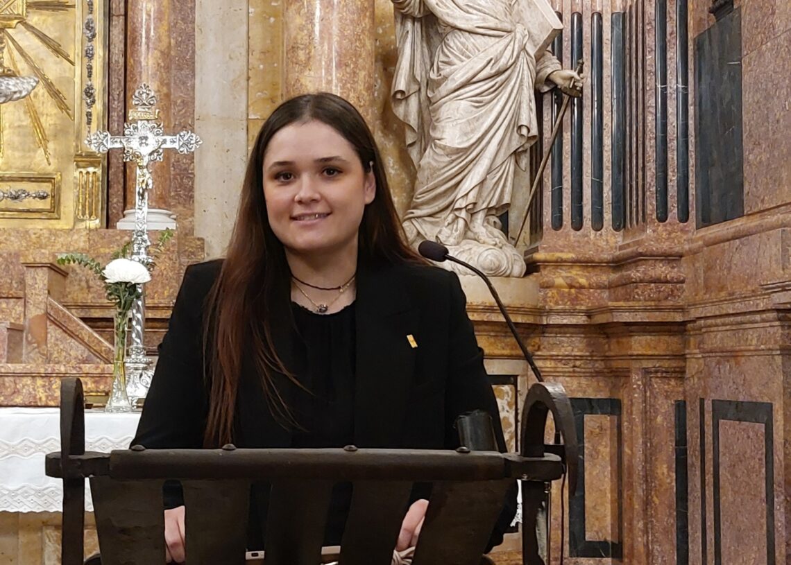Bàrbara Cinta Marro, segona dona designada com a primera majordoma de la Reial Arxiconfraria de la Cinta de Tortosa