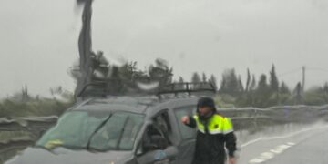 El temporal provoca talls en una carretera de Deltebre i a l’N-340 a Amposta, ja reoberta