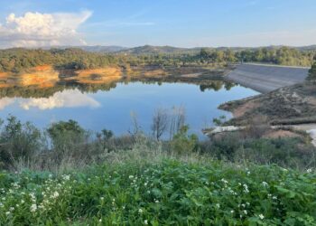 La Palma d’Ebre recupera l’optimisme per l’arribada d’aigua al pantà, després de tres anys sec