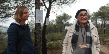 El Bosc de la Memòria de la Fatarella arriba al centenar de plaques en honor als brigadistes internacionals