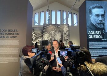 Francesc Gimeno, Antoni Casanova i Agustí Querol omplen d’art la nova sala del Museu de Tortosa