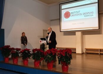 L’Institut Cristòfol Despuig homenatja a Joan Sabaté per la seva jubilació