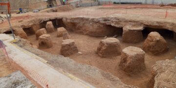 Nova troballa arqueològica a les obres d’ampliació de l’Hospital de Tortosa Verge de la Cinta