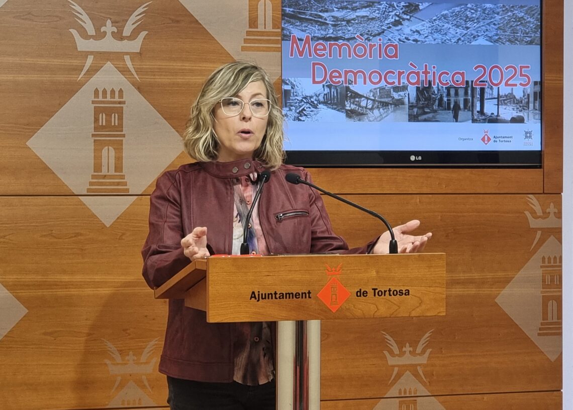 Tortosa reforça els actes per la memòria democràtica com a antídot al feixisme i a la ultradreta creixents