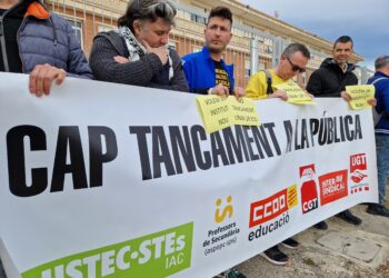 Els sindicats reclamen un nou edifici per a l’institut Els Alfacs de la Ràpita