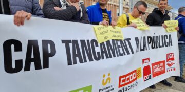 Els sindicats reclamen un nou edifici per a l’institut Els Alfacs de la Ràpita