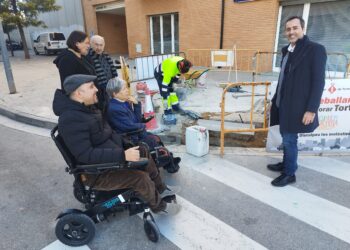 L’Ajuntament de Tortosa elimina les barreres arquitectòniques en una vintena de carrers del Temple i Ferreries